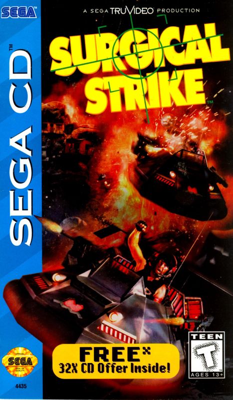 Surgical Strike box art for Sega CD